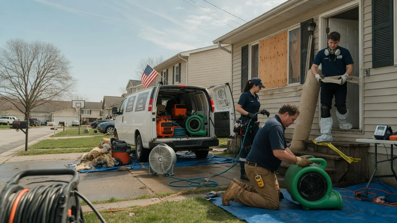 Water Damage Restoration in Ball, LA near me